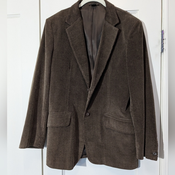 Claiborne Men's Corduroy Brown Blazer - 40R - Picture 1 of 11